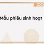 Giấy Sinh Hoạt Hè Thpt Để Làm Gì